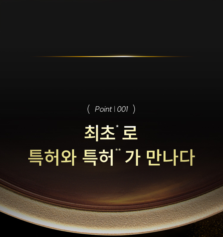 (Point | 001) 최초*로 특허와 특허** 가 만나다
