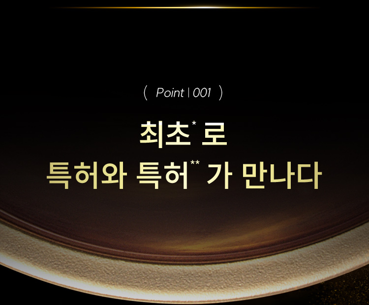 (Point | 001) 최초*로 특허와 특허**가 만나다