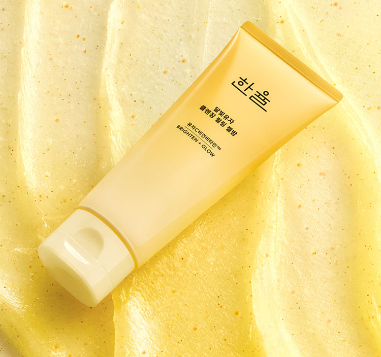 한율 달빛유자 클렌징 필링 젤밤