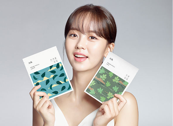 박하, 쑥, 쌀, 서리태 한국 자연의 원료를 담아 더욱 순하고 편안해진 시트마스크